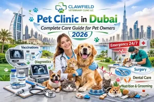 Complete 2026 guide to pet clinic Dubai services, vaccinations, diagnostics, surgery, emergency care, and preventive health for happy, healthy pets.